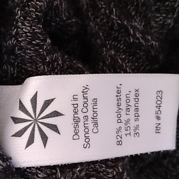 Athleta Heather grey ribbed turtleneck sweater sz xsm - Picture 9 of 10